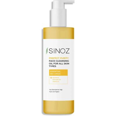 Sinoz Perfect Purity Huile Nettoyante Visage - Tous Types de Peau - Publicité Sinoz Perfect Purity Huile Nettoyante Visage - Tous Types de Peau - Publicité