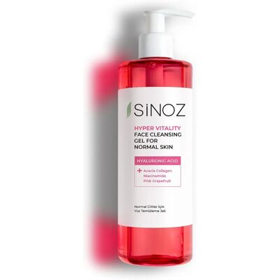 Sinoz Hyper Vitality Gel - Gel de limpieza facial para piel normal Sinoz Hyper Vitality Gel - Gel de limpieza facial para piel normal