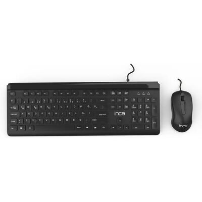 Inca IMK-377 Teclado y Ratón Delgado - Set de Teclado y Ratón Inca IMK-377 Teclado y Ratón Delgado - Set de Teclado y Ratón