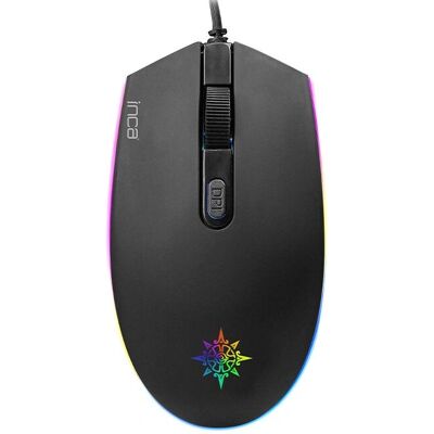 Mouse Inca - 1200 DPI RGB - Mouse da gioco ambidestro Mouse Inca - 1200 DPI RGB - Mouse da gioco ambidestro