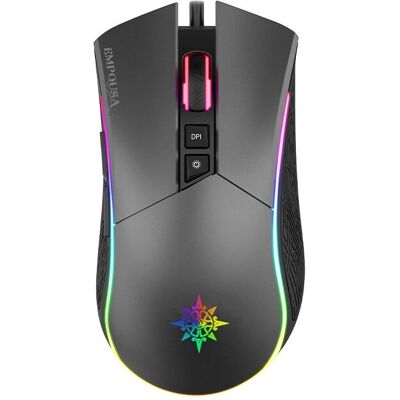 Inca RGB 7D Makro Tasten für Profi-Gaming-Maus - Grau Inca RGB 7D Makro Tasten für Profi-Gaming-Maus - Grau