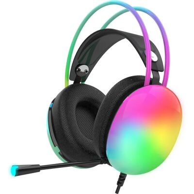 Inca IGK-X8S Kopfhörer - Kabelgebundenes Gaming Headset RGB-LED Inca IGK-X8S Kopfhörer - Kabelgebundenes Gaming Headset RGB-LED