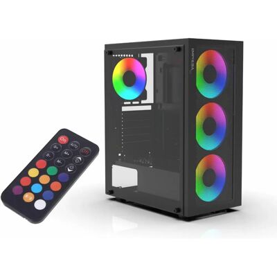 Inca EMG-15XN Torre Média Preta para Computador - Gaming, Suporte ATX Inca EMG-15XN Torre Média Preta para Computador - Gaming, Suporte ATX