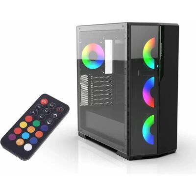 Obudowa komputerowa Inca EMG-17XN - Czarna, Średnia wieża, Obsługuje ATX, Micro-ATX, Mini-ITX Obudowa komputerowa Inca EMG-17XN - Czarna, Średnia wieża, Obsługuje ATX, Micro-ATX, Mini-ITX