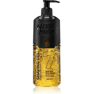 Nishman 400 ml Gold Razor Gel - Razor Gel Nishman 400 ml Gold Razor Gel - Razor Gel