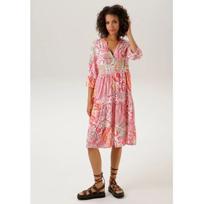 ANISTON CASUAL Modell Paisley Druck Kleid - Kleid ANISTON CASUAL Modell Paisley Druck Kleid - Kleid