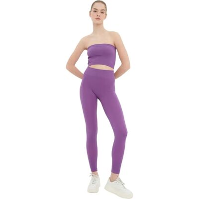 Leggings violets taille haute Trendyol - Leggings Leggings violets taille haute Trendyol - Leggings