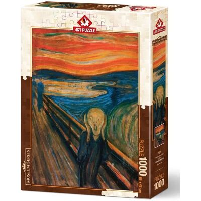 Art Puzzle Vykřik Edvard Munch 1000 Dílů - Puzzle Art Puzzle Vykřik Edvard Munch 1000 Dílů - Puzzle