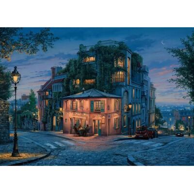 Puzzle La Maison Rose Bleu Lamberth - 1000 Pièces - Publicité Puzzle La Maison Rose Bleu Lamberth - 1000 Pièces - Publicité