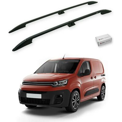 TURTLE - BERLINGO ALL - Noir - SWB - Rail de toit - Publicité TURTLE - BERLINGO ALL - Noir - SWB - Rail de toit - Publicité