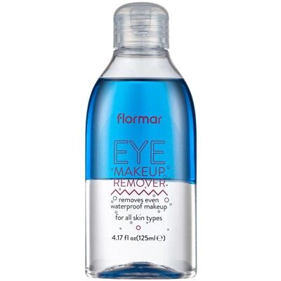 Flormar Eye Makeup Remover - Waterproof, Two-Phase, 125ml Flormar Eye Makeup Remover - Waterproof, Two-Phase, 125ml