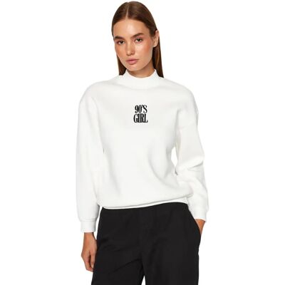 Modèle Trendyol Pull Brodé Noir - Pull Modèle Trendyol Pull Brodé Noir - Pull