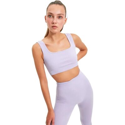 Soutien-gorge de sport Trendyol Col carré uni Violet M/L - Soutien-gorge de sport Soutien-gorge de sport Trendyol Col carré uni Violet M/L - Soutien-gorge de sport