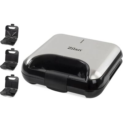 Zilan - ZLN4704 - 800W - 3-in-1 - Sandwich Maker Zilan - ZLN4704 - 800W - 3-in-1 - Sandwich Maker