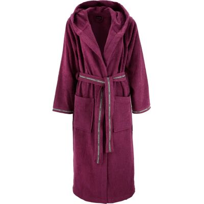 Bruno Banani Danny Lila Microfaser Bademantel - Bademantel Bruno Banani Danny Lila Microfaser Bademantel - Bademantel