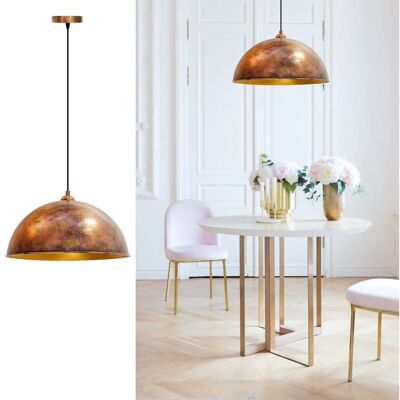 Asletl Vintage Pendelleuchte - Metall, 50cm, E27, Verstellbar Asletl Vintage Pendelleuchte - Metall, 50cm, E27, Verstellbar