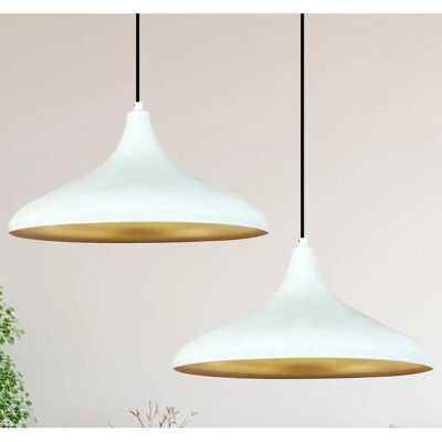 Suspension Vintage en Métal Champion - Lampe de Plafond Rétro Industriel - Publicité Suspension Vintage en Métal Champion - Lampe de Plafond Rétro Industriel - Publicité