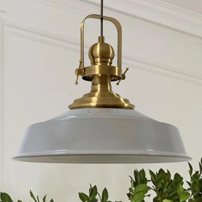 BAMYUM Asletl Vintage Industrielle Pendelleuchte - Metall, 41cm BAMYUM Asletl Vintage Industrielle Pendelleuchte - Metall, 41cm