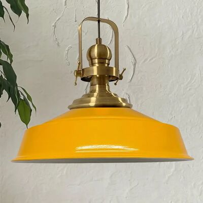 BAMYUM Asletl Vintage Pendelleuchte Metall 41cm E27 BAMYUM Asletl Vintage Pendelleuchte Metall 41cm E27