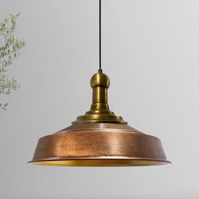 Asletl-LongKnob Vintage Metallschirm - Pendellampe Asletl-LongKnob Vintage Metallschirm - Pendellampe