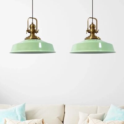Vintage Metallpendellampe - Verstellbares Kabel - Retro Industriestil Vintage Metallpendellampe - Verstellbares Kabel - Retro Industriestil