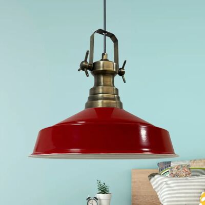 Vintage Pendellampe - Verstellbares Kabel - E27 - Metall - Häng- oder Deckenleuchte Vintage Pendellampe - Verstellbares Kabel - E27 - Metall - Häng- oder Deckenleuchte
