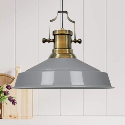 Asletl Vintage Metall Pendelleuchte - 41cm - Verstellbares Kabel Asletl Vintage Metall Pendelleuchte - 41cm - Verstellbares Kabel