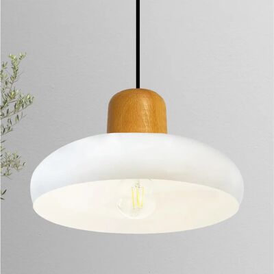 Vintage Metall Pendelleuchte - 40cm Durchmesser - Verstellbare Länge - Decken- oder Hängeleuchte Vintage Metall Pendelleuchte - 40cm Durchmesser - Verstellbare Länge - Decken- oder Hängeleuchte