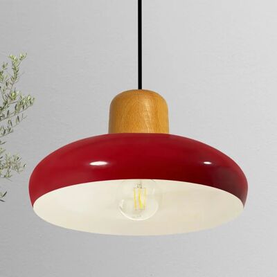 Vintage Metallschirm Pendellampe - Verstellbares Kabel - E27 - Decke oder Hängelampe Vintage Metallschirm Pendellampe - Verstellbares Kabel - E27 - Decke oder Hängelampe