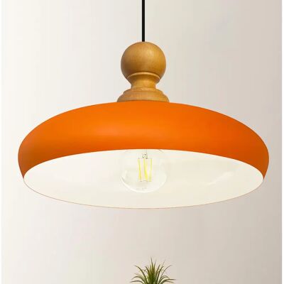 Lampe Suspendue Vintage en Métal - 40cm - E27 - Dimmable - Plafond ou Suspendu - Publicité Lampe Suspendue Vintage en Métal - 40cm - E27 - Dimmable - Plafond ou Suspendu - Publicité