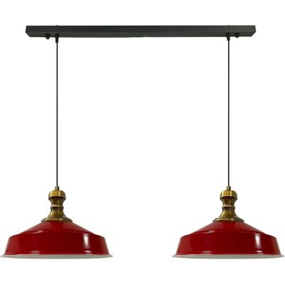 Vintage Metall-Pendelleuchte - Verstellbares Kabel, E27, 60W - Decken- oder Hängeleuchte Vintage Metall-Pendelleuchte - Verstellbares Kabel, E27, 60W - Decken- oder Hängeleuchte
