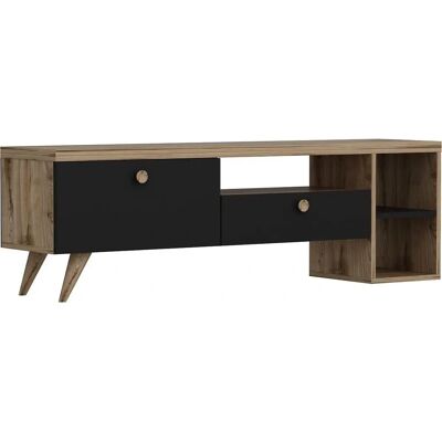 Meuble TV Noir Hanah Home avec Modèle Kailua 997 - Meuble TV - Publicité Meuble TV Noir Hanah Home avec Modèle Kailua 997 - Meuble TV - Publicité