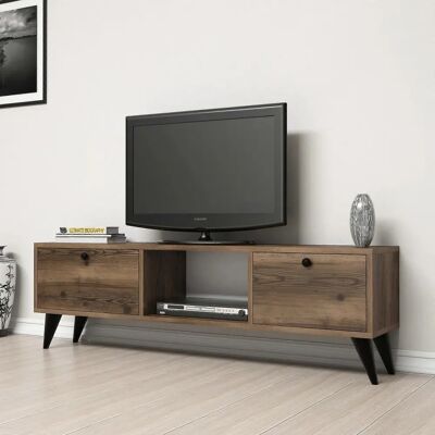 Kailua 959 Walnuss Schwarz TV Tisch - TV Stand Kailua 959 Walnuss Schwarz TV Tisch - TV Stand