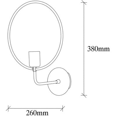 Opviq 584TTM1952 Wandleuchte - Wandlampe Opviq 584TTM1952 Wandleuchte - Wandlampe