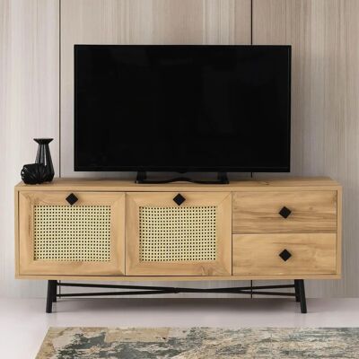 Hanah Home Hapsiyas 140 - Szafka RTV - Brązowa - Meble multimedialne Hanah Home Hapsiyas 140 - Szafka RTV - Brązowa - Meble multimedialne