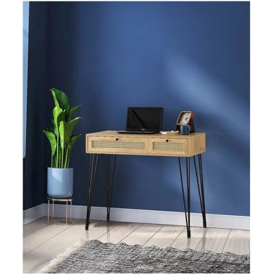 Hanah Home Sahra Schreibtisch - Braun - Schreibtisch Hanah Home Sahra Schreibtisch - Braun - Schreibtisch