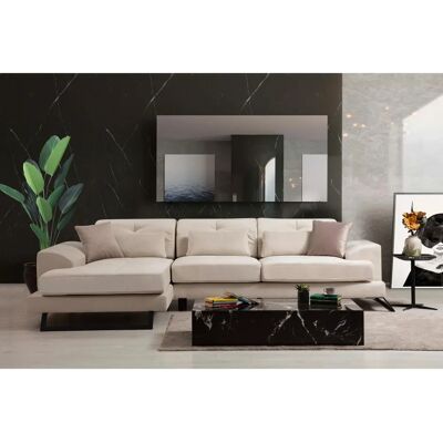 Atelier Del Sofa - Frido Corner Left - Ecru - Ecksofa Atelier Del Sofa - Frido Corner Left - Ecru - Ecksofa