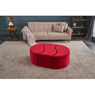 Atelier Del Sofa Alya Puf - Rot - Hocker Atelier Del Sofa Alya Puf - Rot - Hocker