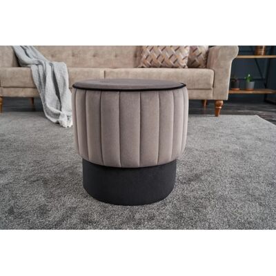 Atelier del Sofa 825BLC1642 - Grau Pouf - Moderner Stil Atelier del Sofa 825BLC1642 - Grau Pouf - Moderner Stil