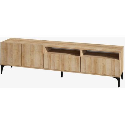 Hanah Home Ross Beige TV-Bank - Mediemöbel Hanah Home Ross Beige TV-Bank - Mediemöbel