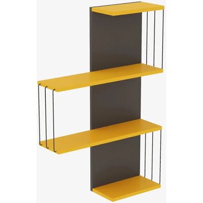Hannah Home Wandplank Çambel - Gelb - Wandregal - Moderner Industri-Design Hannah Home Wandplank Çambel - Gelb - Wandregal - Moderner Industri-Design