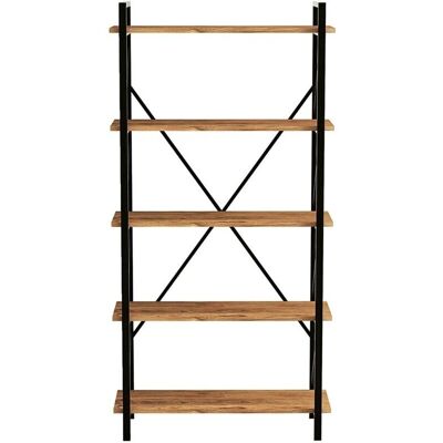 Hanah Home Nero Elite Schwarzes Bücherregal - Bücherregal Hanah Home Nero Elite Schwarzes Bücherregal - Bücherregal