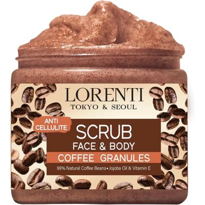 Exfoliante facial Lorenti Coffee - Para mujeres Exfoliante facial Lorenti Coffee - Para mujeres