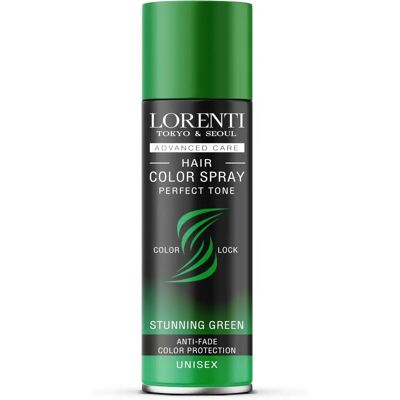 Lorenti Spray de Tinte Semipermanente Verde - Spray para el Cabello Lorenti Spray de Tinte Semipermanente Verde - Spray para el Cabello