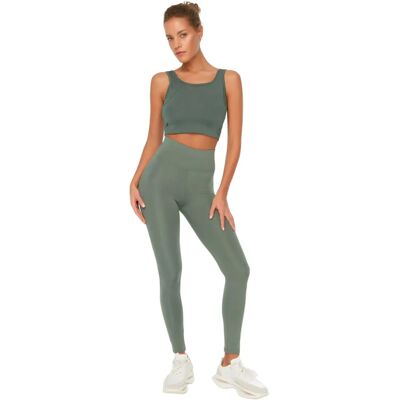 Trendyol - Sport Leggings - Grøn - S - Leggings Trendyol - Sport Leggings - Grøn - S - Leggings