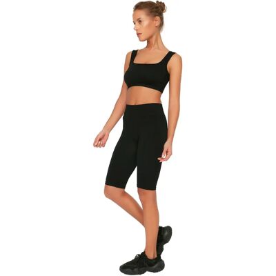 Leggings de sport taille haute pour femmes Trendyol - Noir - Taille XS/S Leggings de sport taille haute pour femmes Trendyol - Noir - Taille XS/S