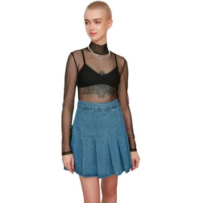 Trendyol Czarna Bluzka Model M - Bluzka Trendyol Czarna Bluzka Model M - Bluzka