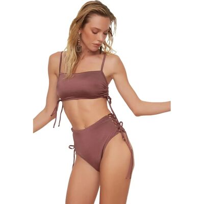 Trendyol Bikini Bas de Maillot Taille Haute - Beachwear Brésilien Trendyol Bikini Bas de Maillot Taille Haute - Beachwear Brésilien