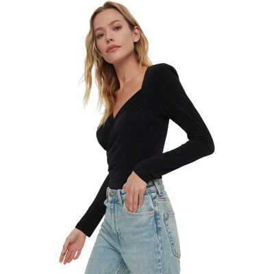 Trendyol Body Tricoté Noir - Body Suit Trendyol Body Tricoté Noir - Body Suit