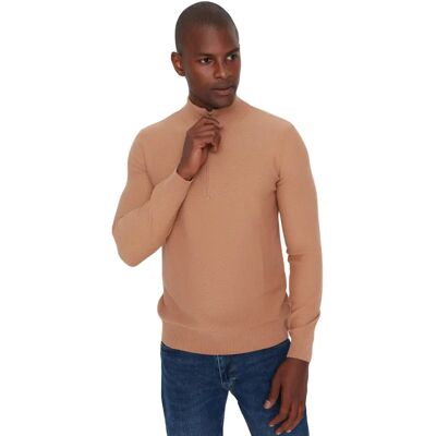Pull Trendyol - XXL - Marron - Coupe slim - Homme Pull Trendyol - XXL - Marron - Coupe slim - Homme